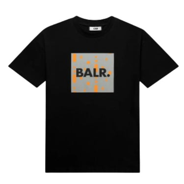 Camiseta BALR. Repeat Box Fit T-Shirt Jet Black