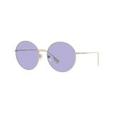 "Gafas Burberry con marco de color dorado y lentes de color violeta"