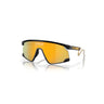 "Gafas Oakley Bxtr Metal con montura de color negro y lentes prizm 24k."