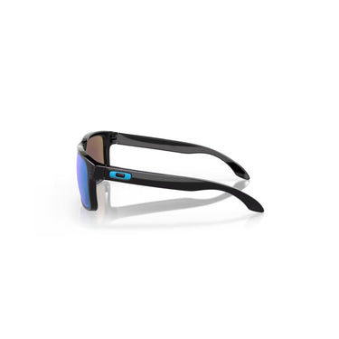 "Gafas Oakley Holbrook con marco de color negro mate y lentes que contrastan de color prizm sapphire."