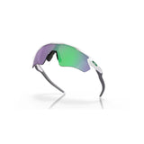 "Gafas Oakley Rad Ev Path con montura de color blanco y lentes a juego de color prizm jade."