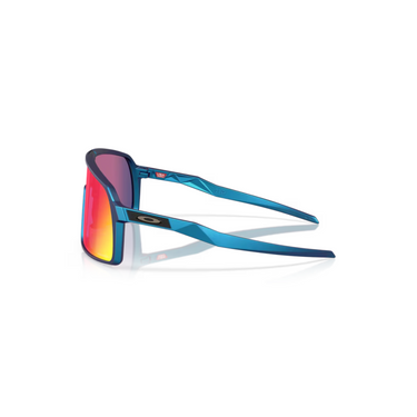 "Gafas Oakley Sutro con lentes de diversos tonos de colores y montura de color azul mate."