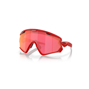 "Gafas Oakley Jawbreaker con montura de color rojo mate y lentes prizm snow torch."