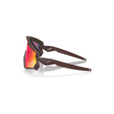 "Gafas Oakley Wind Jacket con montura garnache mate y lentes prizm road."