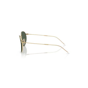 "Gafas Ray-Ban con marco de color oro arista y lentes de color verde oscuro"