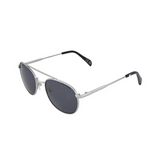 "Gafas Tommy Hilfiger con marco de color gris y lentes de color negro"