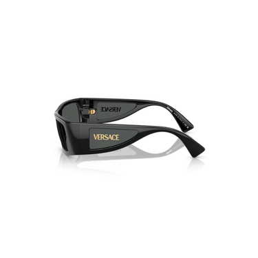 "Gafas Versace con marco de color negro y lentes de color negro"