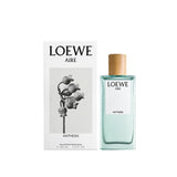 "perfuem loewe color verde y caja blanca con negro"