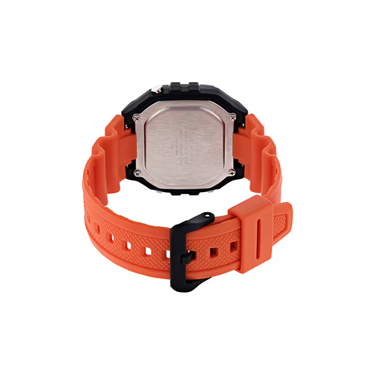 "Reloj Casio Digital de color negro y naranja"