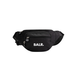 "Riñonera BALR. U-series Small Classic de color negro con el logotipo escrito en blanco en la parte delantera."