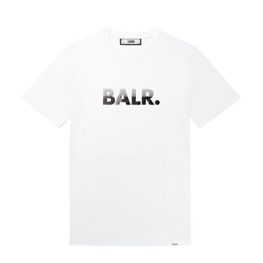 Camiseta BALR. Sebastian Slim H2S Half Track T-Shirt Bright White