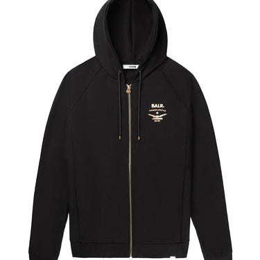 Buzo BALR. Rani Zip Gold Emblem Jet Black